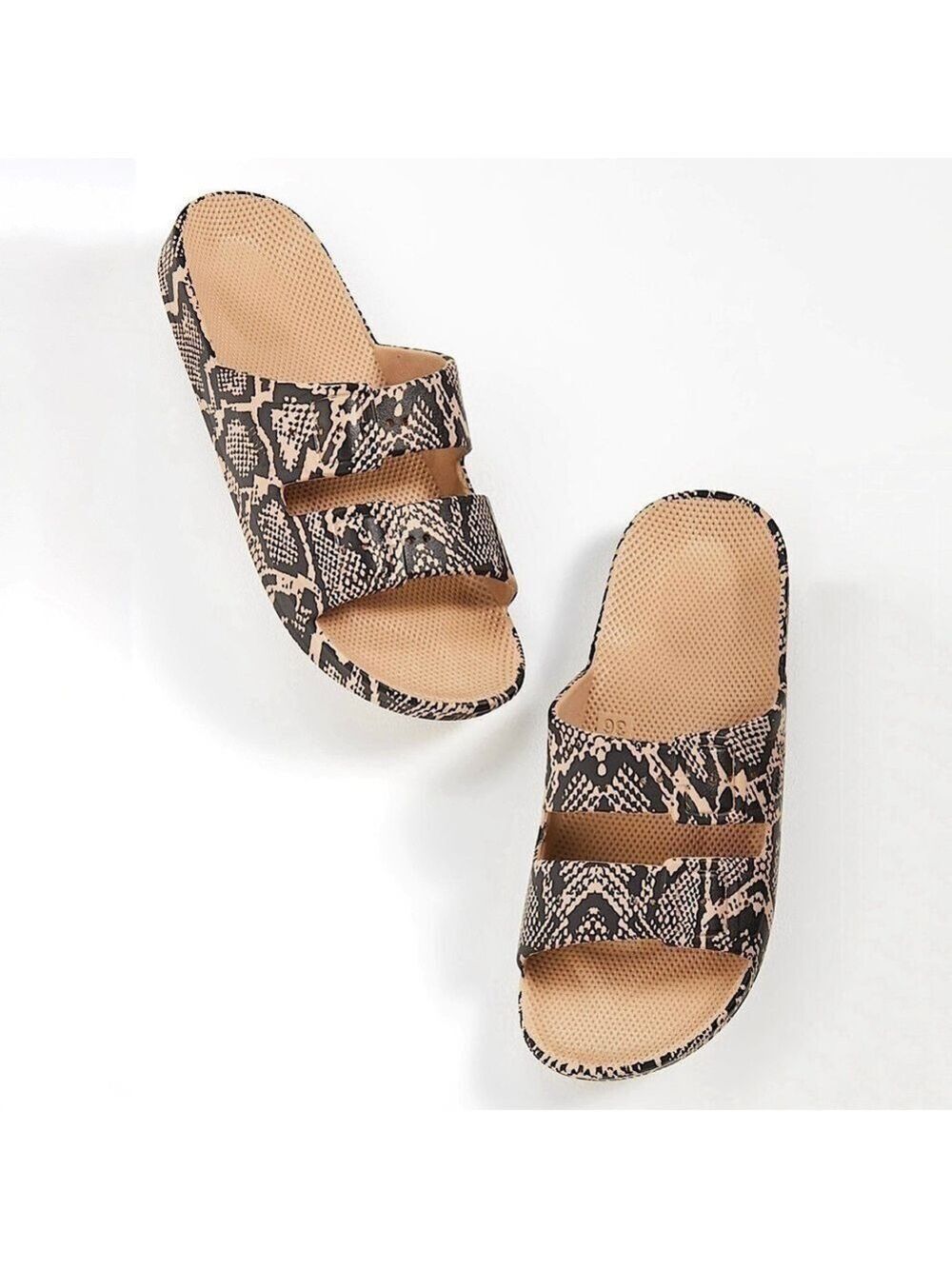 Freedom Moses Two Band Slide Sandals